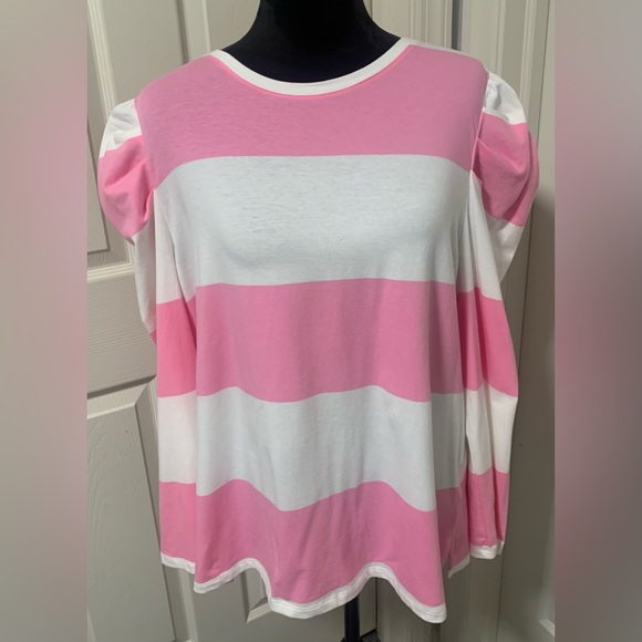 NWT Charter Club Ladies Puffy Sleeve Top - Picture 1 of 4